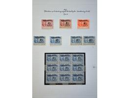 gespecialiseerde collectie (*)/* met vele betere ex., tandingen, typen en variëteiten w.b. P37b, P48Aaf, P49Abf etc., in over