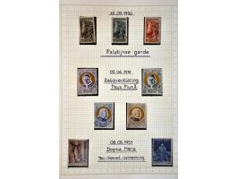 collectie 1929-1999 zowel */** als gestempeld verzameld met betere ex. en series in 4 albums