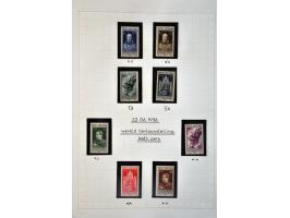 collectie 1929-1999 zowel */** als gestempeld verzameld met betere ex. en series in 4 albums