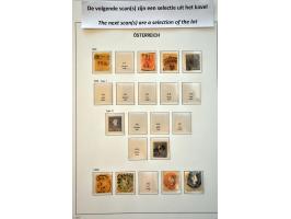 collectie 1850-1980 meest */** met beter materiaal w.b. Rotary en Hitler-opdrukken in 2 Davo albums