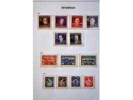 collectie 1850-1980 meest */** met beter materiaal w.b. Rotary en Hitler-opdrukken in 2 Davo albums