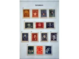 collectie 1850-1980 meest */** met beter materiaal w.b. Rotary en Hitler-opdrukken in 2 Davo albums