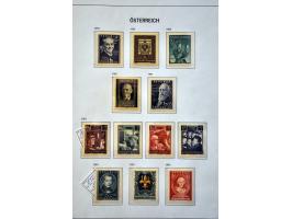 collectie 1850-1980 meest */** met beter materiaal w.b. Rotary en Hitler-opdrukken in 2 Davo albums