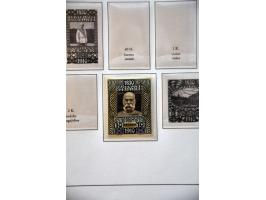 collectie 1850-1980 meest */** met beter materiaal w.b. Rotary en Hitler-opdrukken in 2 Davo albums