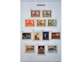 collectie 1850-1980 meest */** met beter materiaal w.b. Rotary en Hitler-opdrukken in 2 Davo albums