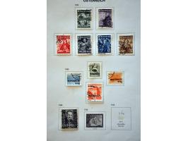 collectie 1850-1971 meest gestempeld met beter materiaal in Davo album