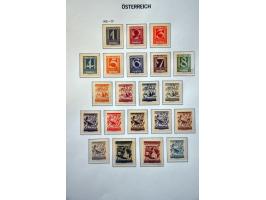 collectie 1867-1969 meest ** in 2 luxe Davo albums