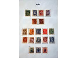 collectie 1855-1977 deels */** met betere ex. en series in Davo album