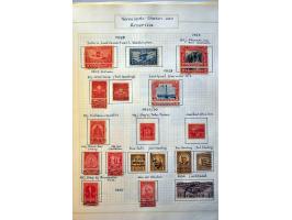 collectie 1851-1994 meest gestempeld w.b. Canal Zone, Hawaii en Philippijnen in 2 Davo albums