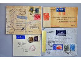 34 luchtpostenveloppen 1939-1940 maatschappij I.A./B.O.A.C. Empire route Poole-Sydney 1939-1940 en vv. met veel trajectpost w