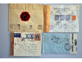 53 luchtpostenveloppen Horseshoe route South Africa-Australia juni 1940-1942 w.b. Palestina-Engeland (juni 1940), Palestina-I