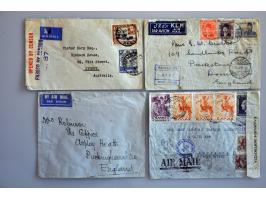 53 luchtpostenveloppen Horseshoe route South Africa-Australia juni 1940-1942 w.b. Palestina-Engeland (juni 1940), Palestina-I