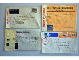 53 luchtpostenveloppen Horseshoe route South Africa-Australia juni 1940-1942 w.b. Palestina-Engeland (juni 1940), Palestina-I