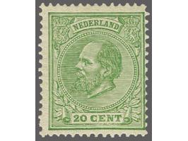 20 cent groen tanding 13½ x 13¼, pracht ex., cat.w. 825