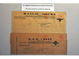 Ned.-Indië 1940-1942, 96 poststukken van/naar buitenland w.b. Duitsland, Engeland, Nederland, USA, etc, veel censuur o.a. 2 k