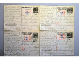 Nederlands Indië 1942-1943, familie de Koning, correspondentie Bentjoeloek Kolonisatiekamp 2II-Malang met 38 briefkaarten 3½ 