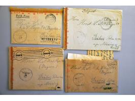 Duitsland 1940-1945, 82 poststukken met kamppost w.b. kinder KLV -Lager, Feldpost, Dienstpost, iets Frankrijk, etc. in album