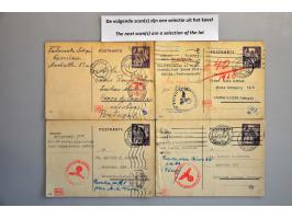 General Gouvernement  1941-1944, 29 briefkaarten  met censuur naar Portugal (w.b. undercover, doorgestuurd en expresse), Turk