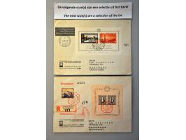 poststukken meest ca. 1940w.b. betere fdc's, o.a. PJ 1938 en 1942 met 1e dag Schweiz. Postmuseum, Pro Patria blok 1942 ((Zu.C