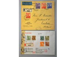 poststukken meest ca. 1940w.b. betere fdc's, o.a. PJ 1938 en 1942 met 1e dag Schweiz. Postmuseum, Pro Patria blok 1942 ((Zu.C