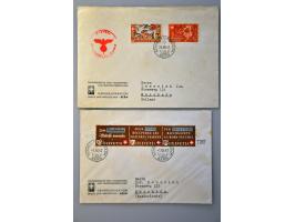 poststukken meest ca. 1940w.b. betere fdc's, o.a. PJ 1938 en 1942 met 1e dag Schweiz. Postmuseum, Pro Patria blok 1942 ((Zu.C