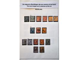 collectie 1852-1998 gestempeld met veel beter materiaal w.b. nrs.47-48, 80, 104-105, in 2 Davo albums