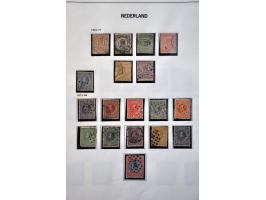 collectie 1852-1998 gestempeld met veel beter materiaal w.b. nrs.47-48, 80, 104-105, in 2 Davo albums