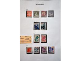 collectie 1852-1998 gestempeld met veel beter materiaal w.b. nrs.47-48, 80, 104-105, in 2 Davo albums