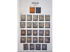 collectie 1852-1998 gestempeld met veel beter materiaal w.b. nrs.47-48, 80, 104-105, in 2 Davo albums