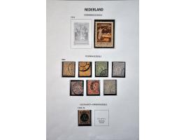 collectie 1852-1998 gestempeld met veel beter materiaal w.b. nrs.47-48, 80, 104-105, in 2 Davo albums