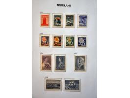 collectie 1872-1996 geheel */** w.b. nrs. 28 (nagegomd), 34-44, 47, 49, 100 (dun plekje), 136-138, kleine En Face etc. in 3 l