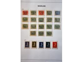 collectie 1872-1996 geheel */** w.b. nrs. 28 (nagegomd), 34-44, 47, 49, 100 (dun plekje), 136-138, kleine En Face etc. in 3 l