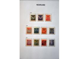 collectie 1872-1996 geheel */** w.b. nrs. 28 (nagegomd), 34-44, 47, 49, 100 (dun plekje), 136-138, kleine En Face etc. in 3 l