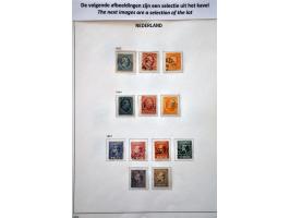 collectie 1852-1992  gestempeld later */** w.b. nrs. 1-47, 104-105, 130-131, 518-537 *, LP12-13 etc. in Davo album 