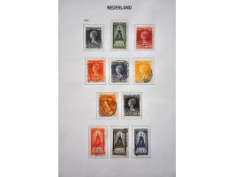 collectie 1852-1992  gestempeld later */** w.b. nrs. 1-47, 104-105, 130-131, 518-537 *, LP12-13 etc. in Davo album 