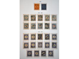 collectie 1852-1999 gestempeld, * (w.b. 346/349, 518/537 en IN1) en ** in 2 luxe Importa albums