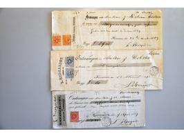 7 postkwitanties w.v. 6 Heerenveen w.b. 19 in paar, 21, en 2 ex. 23 (1 ex. lichte archiefvouw), alle puntstempel 51