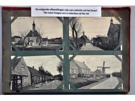 ca. 200 ex. zeer oude met veel beter Zeeland in album