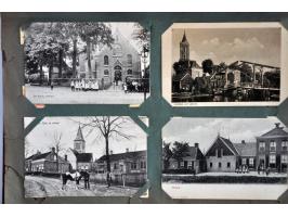 ca. 200 ex. zeer oude met veel beter Zeeland in album