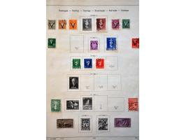 collectie tot ca. 1940 met veel beter klassiek van o.a. Engeland, Frankrijk en Scandinavië in gemengde kwaliteit in antiquari