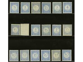 ½ t/m 50 cent lichtblauw, cat.w. 555