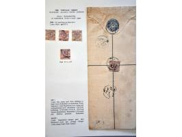 small collection of registered covers from Hyderabad, mixed frankings, in folder