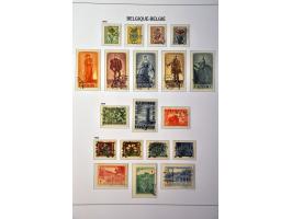 collectie 1849-1956 gestempeld met veel beter materiaal w.b. Leopold II 5 frank nr. 37, Albert met Helm, Kardinaal Mercier, G