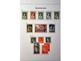 collectie 1849-1956 gestempeld met veel beter materiaal w.b. Leopold II 5 frank nr. 37, Albert met Helm, Kardinaal Mercier, G