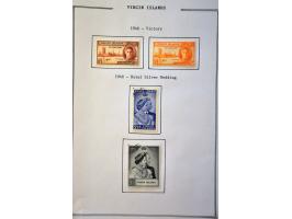 collection from 1867 mainly * including many better stamps and sets in 2 small binders