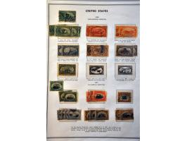 collection 1847-1944 mainly used including many better stamps, extensive section Banknotes 1870 with duplicates and cancellat