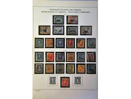 collection 1851-1995 mainly used with better classics in mixed quality, Kansas and Nebraska overprints, Airmail etc. in 3 Sch