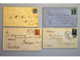 85 covers and postcards 1867-1930, some to abroad in mixed condition in stockbook