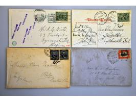 85 covers and postcards 1867-1930, some to abroad in mixed condition in stockbook