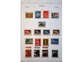 collection 1941-1945 */** including Mi. nrs. 24-38 signed Rommerskirchen and some proofs in KaBe album